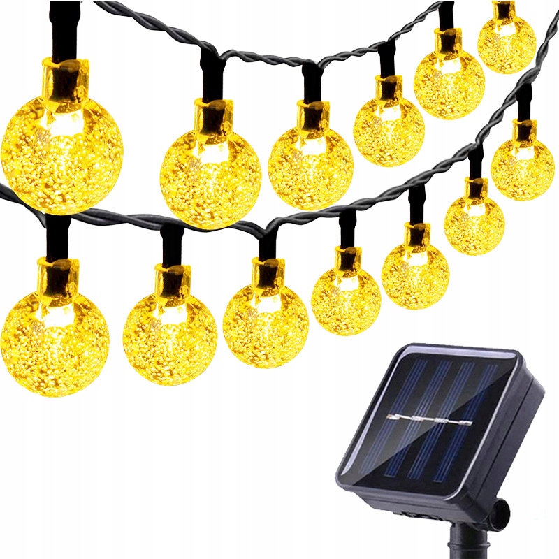 

Girlanda Solarna 50 Led Kulki Lampki Ozdobne