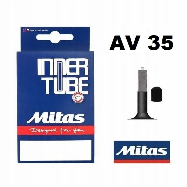 

Dętka 18 x 1.25–1.75 [32/47 - 355] AV35 Mitas