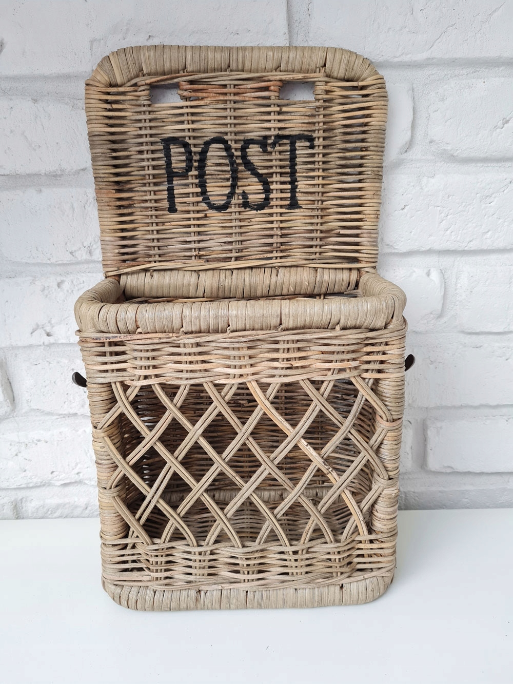 Kosz Organizer Rattanowy Hampton Listy Dokumenty