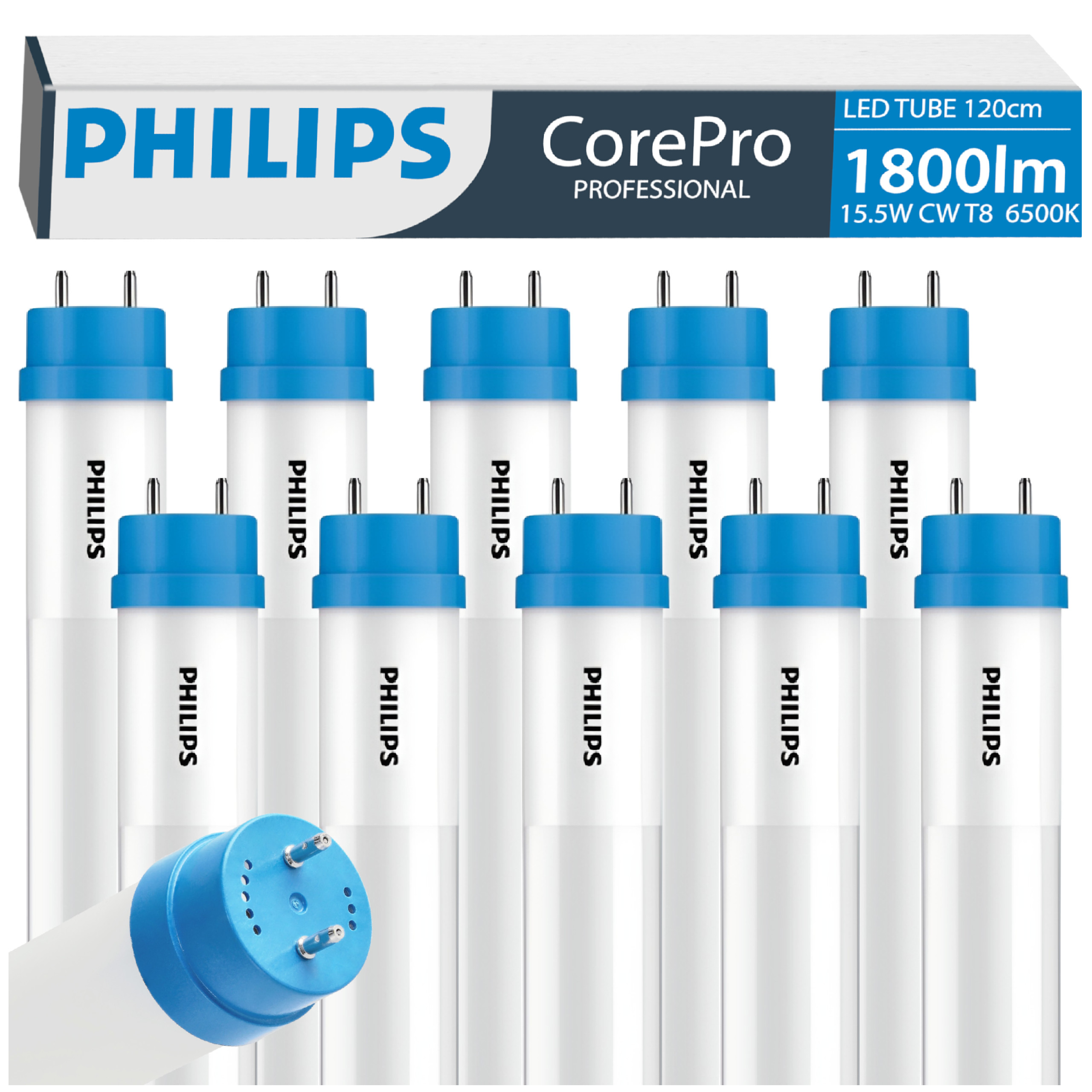 Philips Led žárovka Tuba 120 cm 15,5 W 36 W 1800 lm 6500 K CorePro 10x Tuby