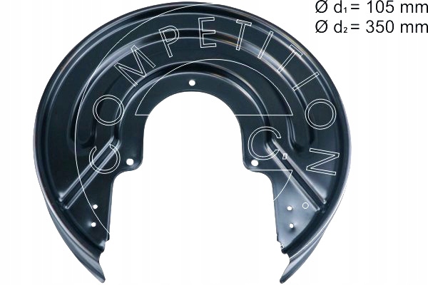 OSŁONA TARCZY HAM.TYLNA L=P AIC Producent części AIC