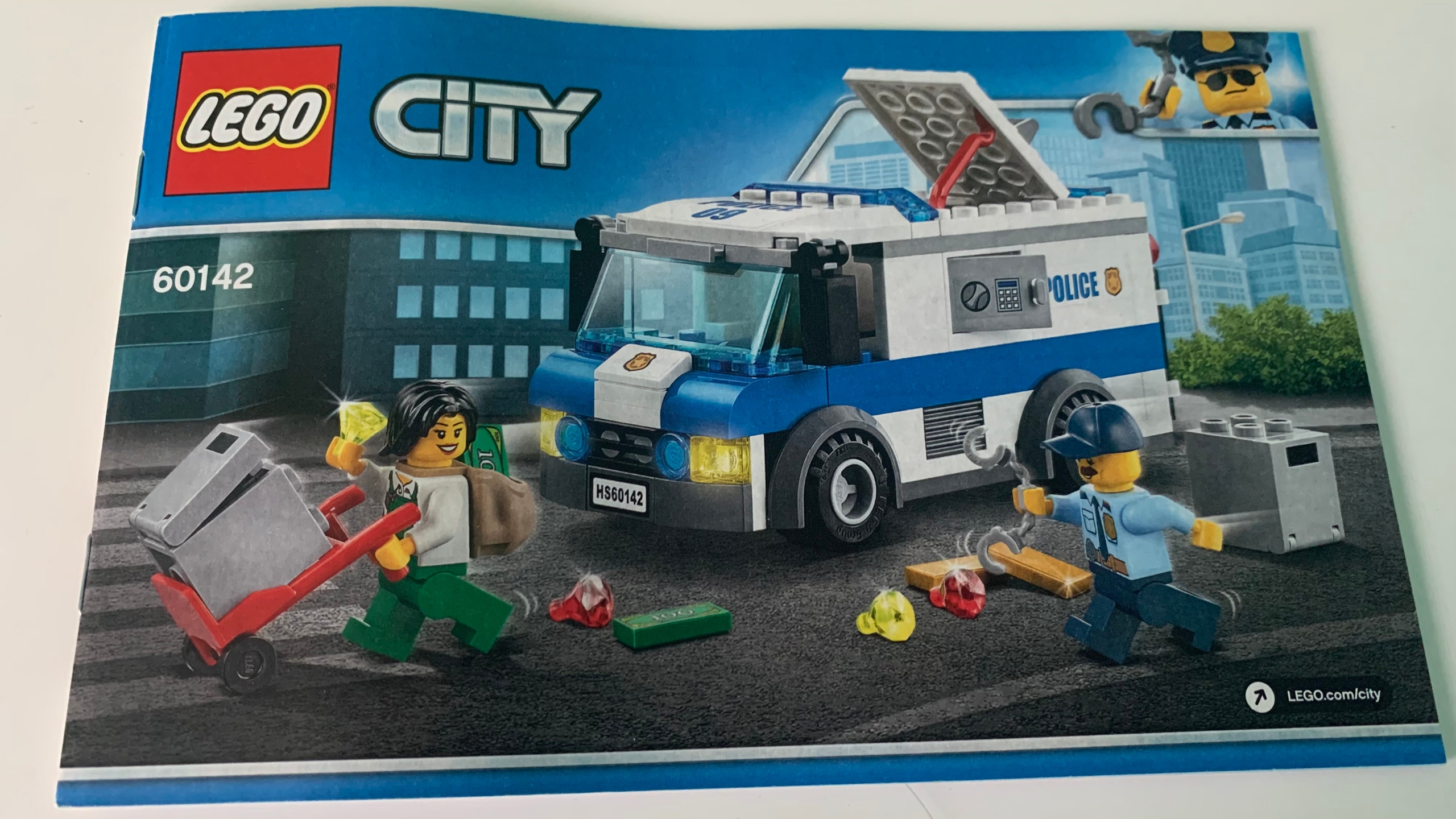 LEGO CITY 60142 INSTRUKCJA TRANSPORTER PIENIĘDZY