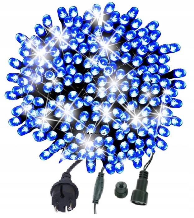 

Lampki Choinkowe 200LED Flesz Flash Iskra 15m IP44