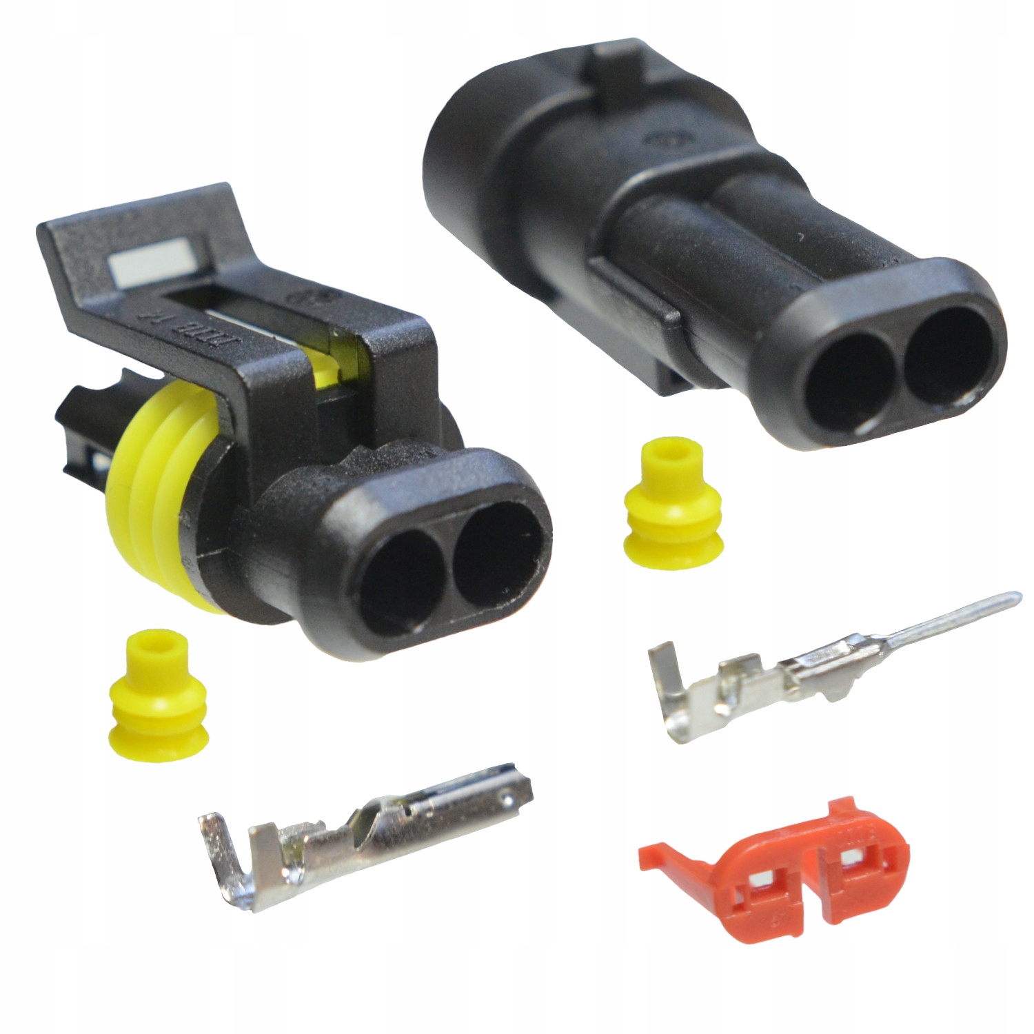 ZESTAW: Złącze Superseal 2 PIN F+M