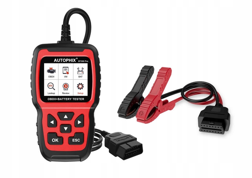 Autophix BT 300 Pro, OBDII + tester akumulatora samochodowego
