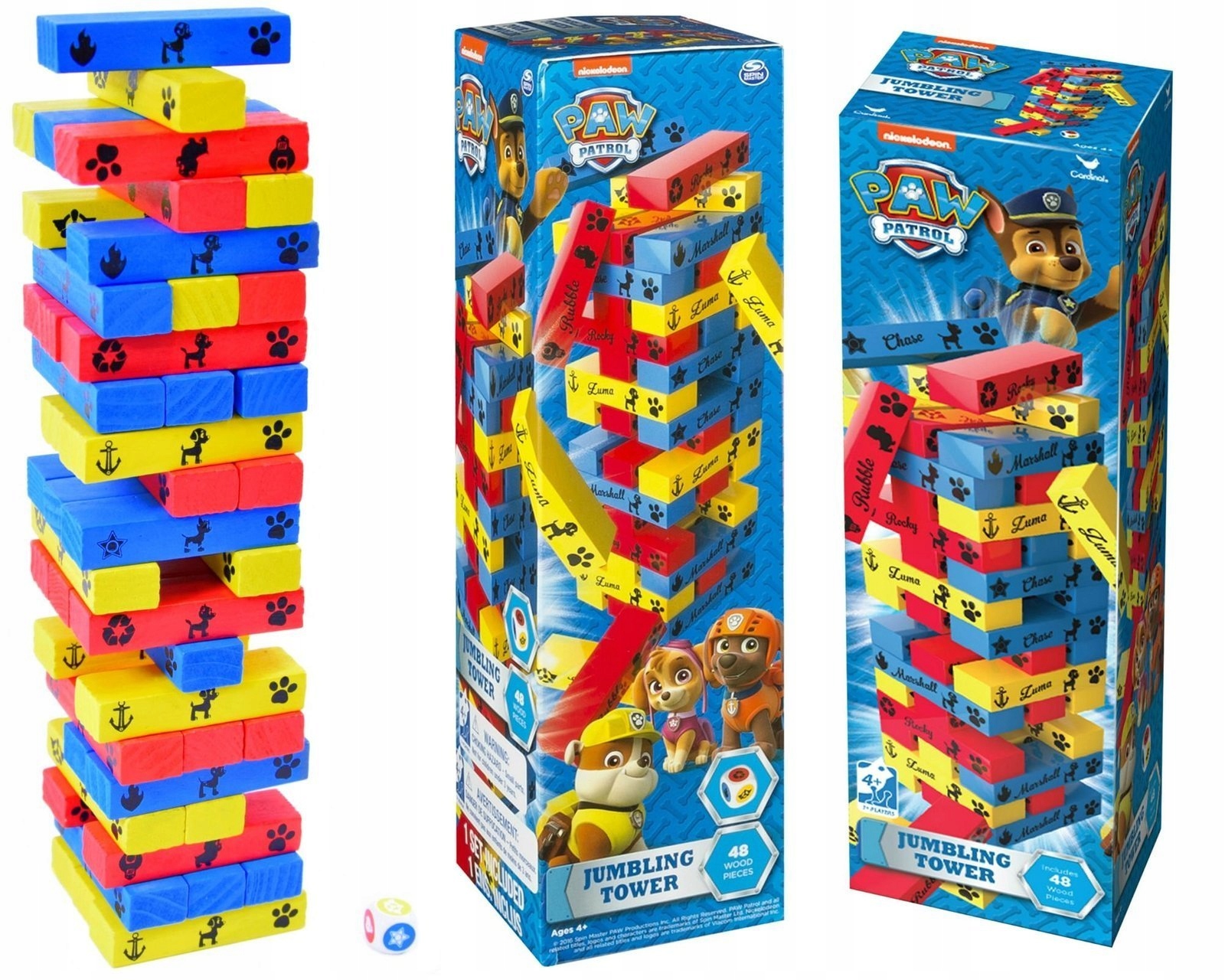 Psi Patrol Tańcząca Wieża Jumbling Tower Gra zręcznościowa dla dzieci od 4+ EAN (GTIN) 778988591529