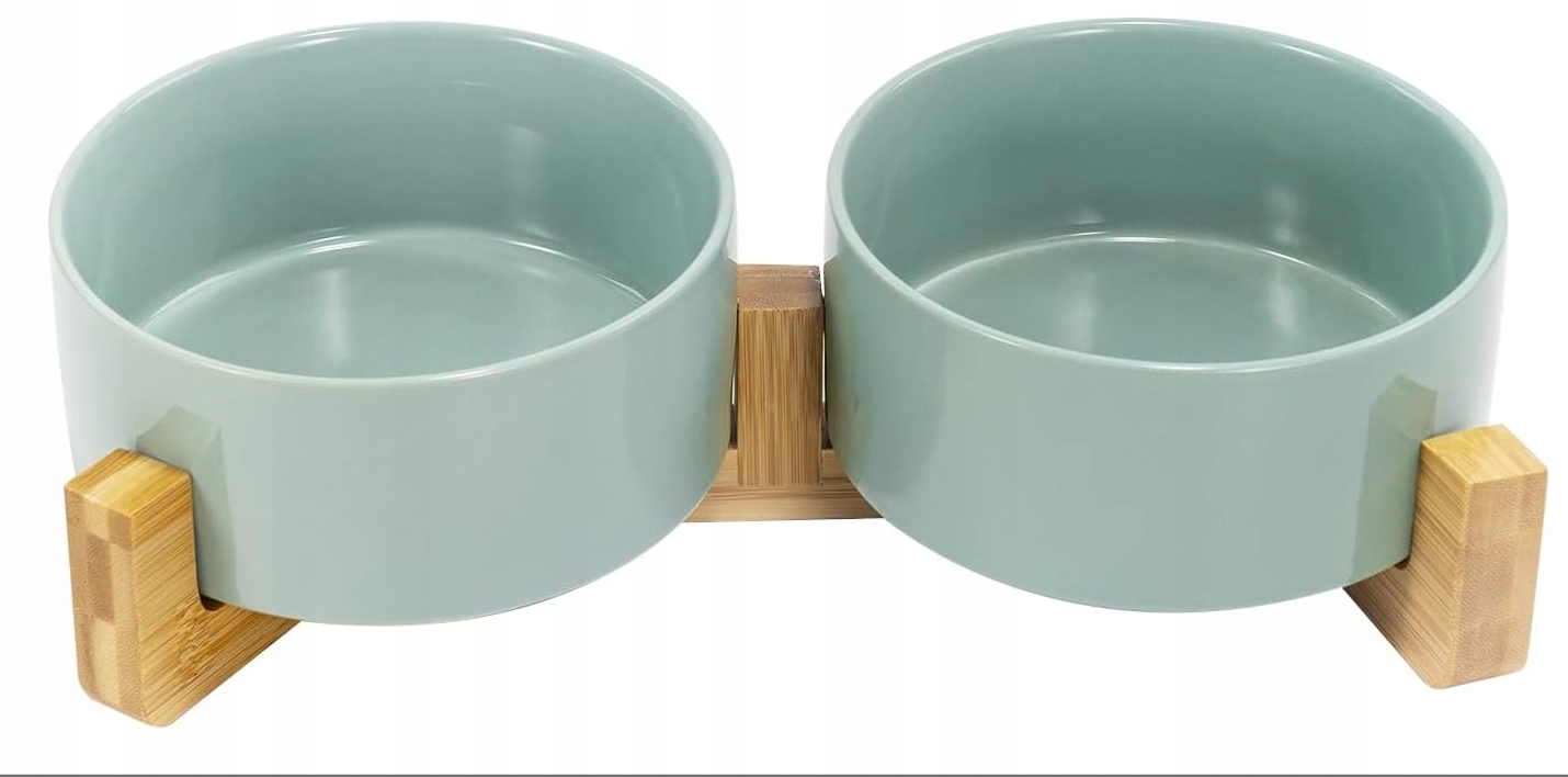 Zestaw dwóch misek ceramiczna Spunkyjunky jasnozielona 0,85 l