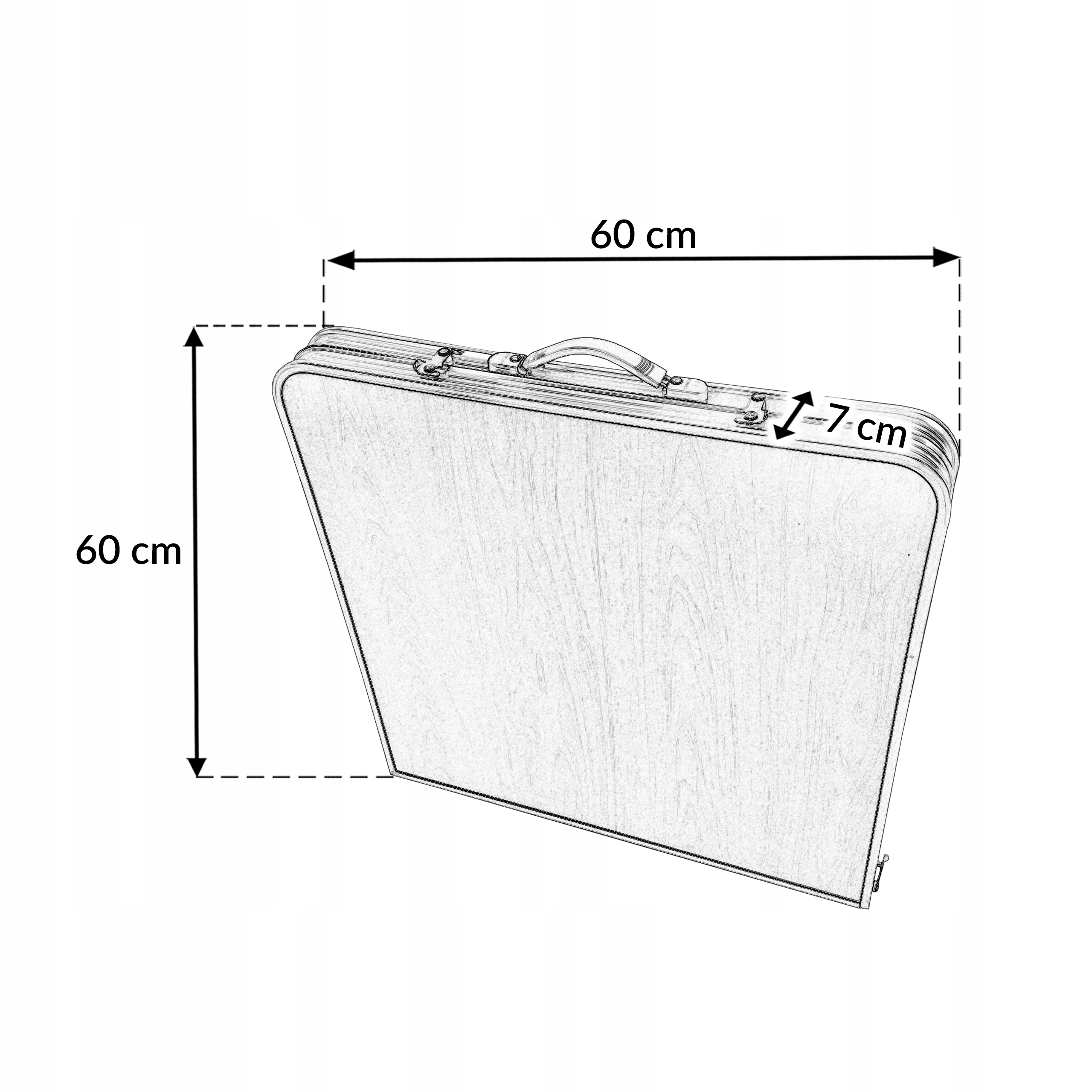 ZESTAW KEMPINGOWY BIWAKOWY TURYSTYCZNY STOLIK + 4 STOŁKI SC1003 C. SZARY Model SC1002
