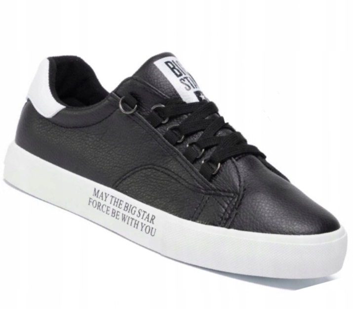TRAMPKI MĘSKIE BIG STAR CZARNY EKO EE174336 R44