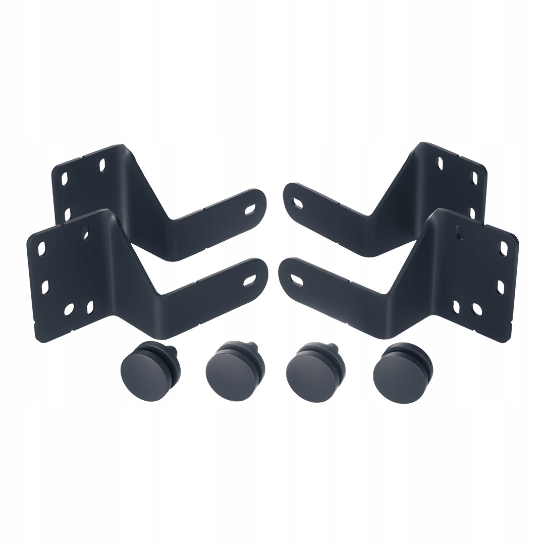 Skleněná zábradlí francouzská peněženka s podomítkovým upevněním Antracit