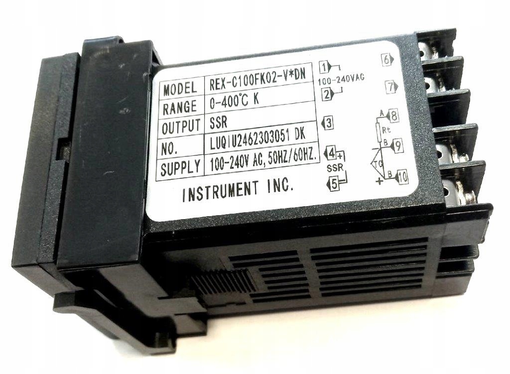 Regulator temperatury REX-C100 wyjście SSR Kod producenta REX-C100