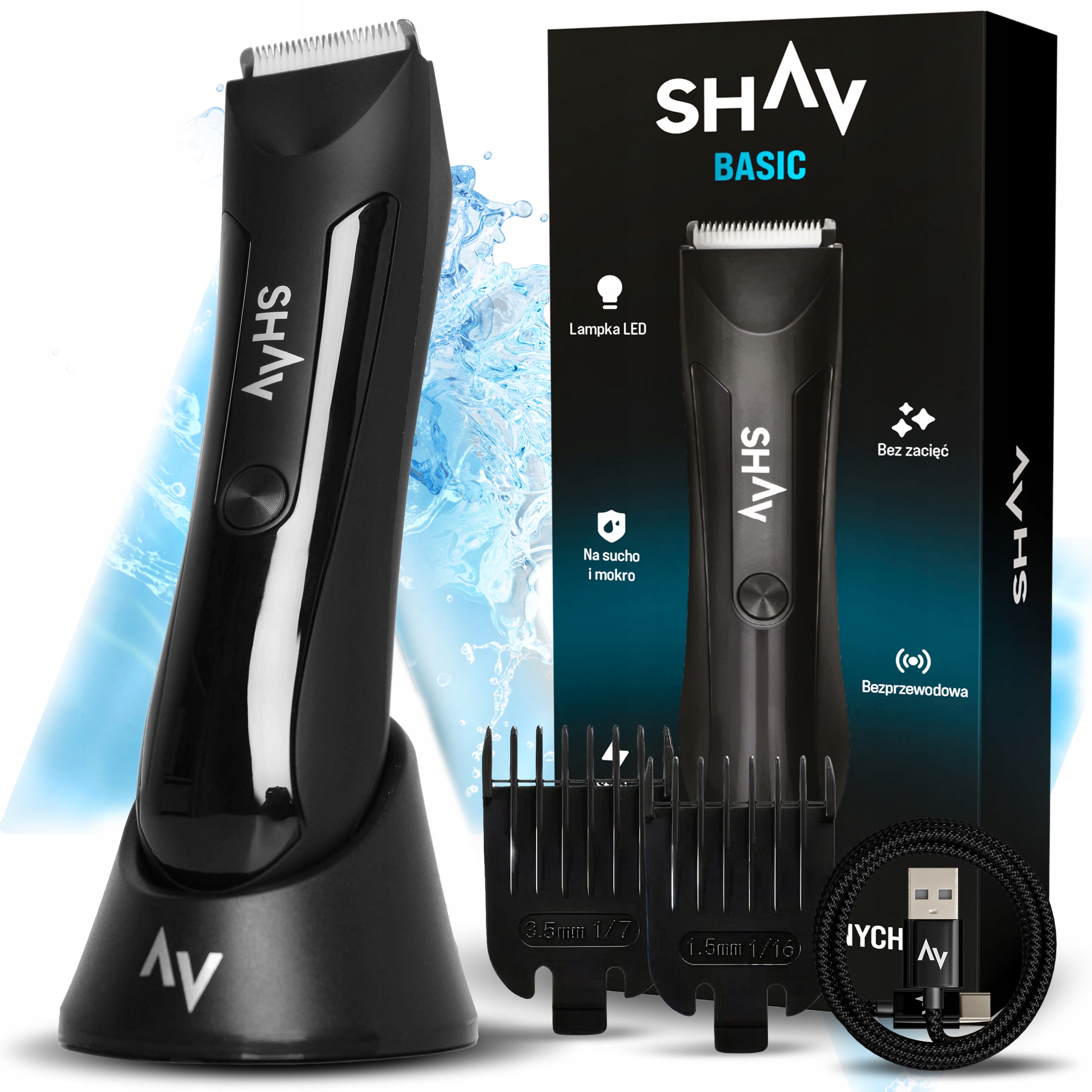 Shav Maszynka do Strzyżenia Golenia Miejsc Intymnych Włosów Idealny