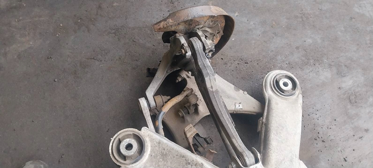 complete sususpension sider axle beam rear part QUATTRO + module AUDI A8 D3 3.0 TDI