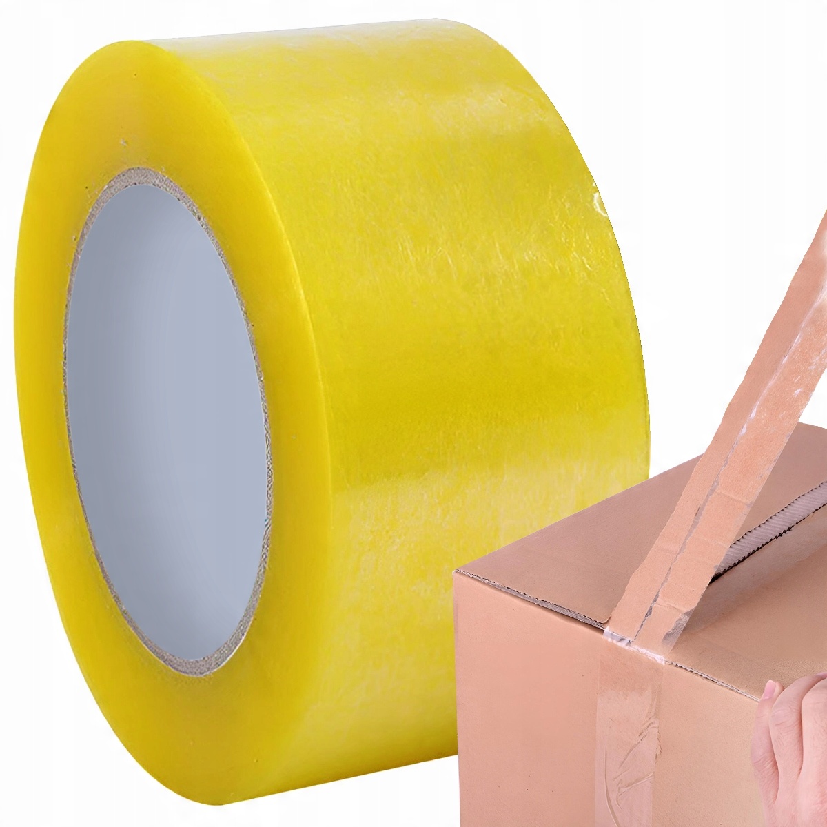 

Taśma Do Pakowania Jakość Mocna 42MM/100M