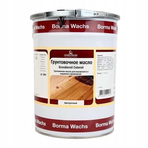 Prírodný biely olej na podlahy 5 l Borma Wachs 232