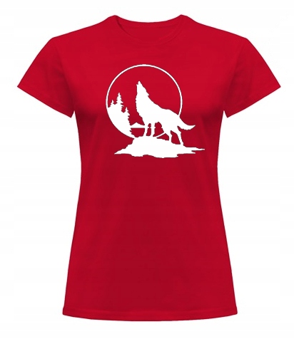 

Damska Koszulka Wilk Wolf S-xxl Tu XL