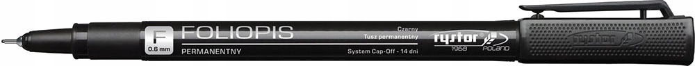 

Marker Foliopis Rystor permanent F 0,6 FF-6 czarny