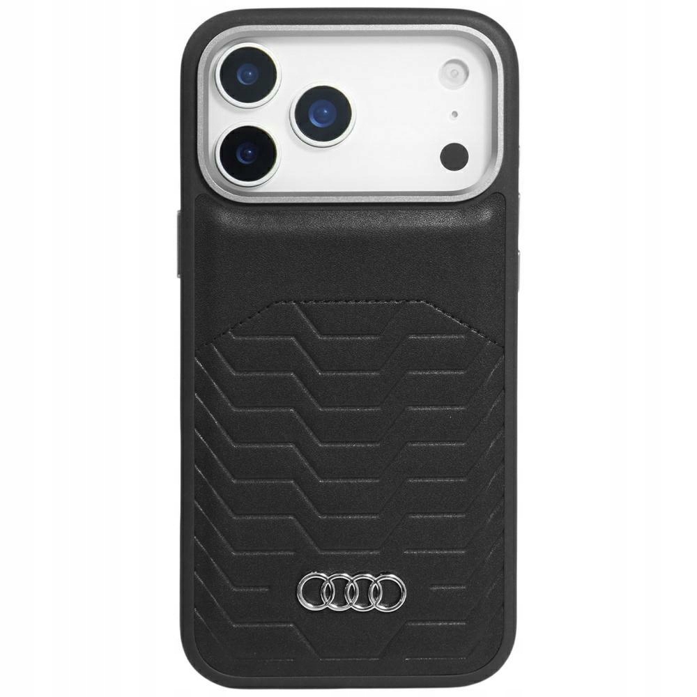 Etui Audi Gt Synthetic Leather MagSafe do iPhone 17 Pro czarne