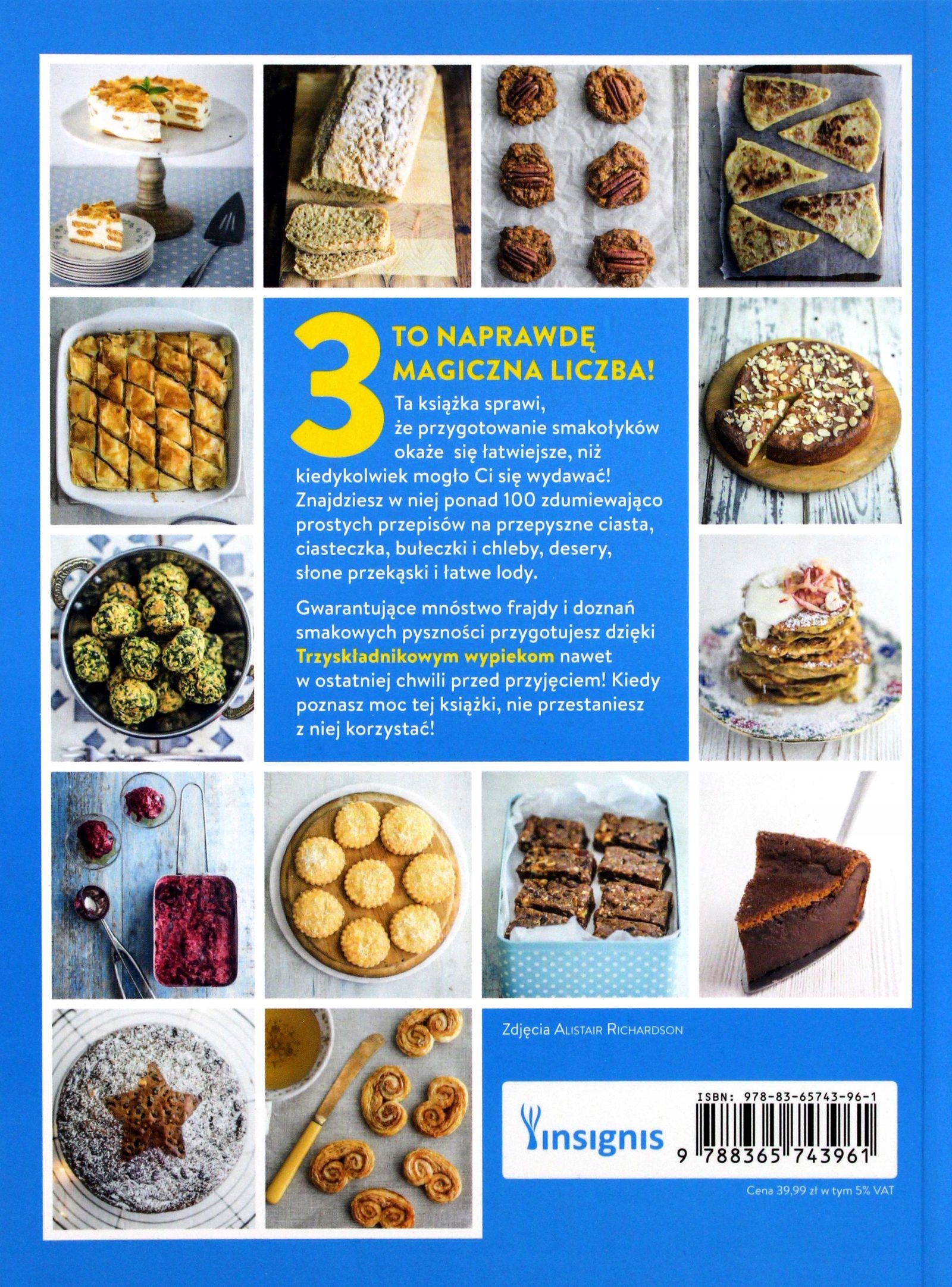 TRZYSKŁADNIKOWE WYPIEKI [KSIĄŻKA] Stan opakowania oryginalne