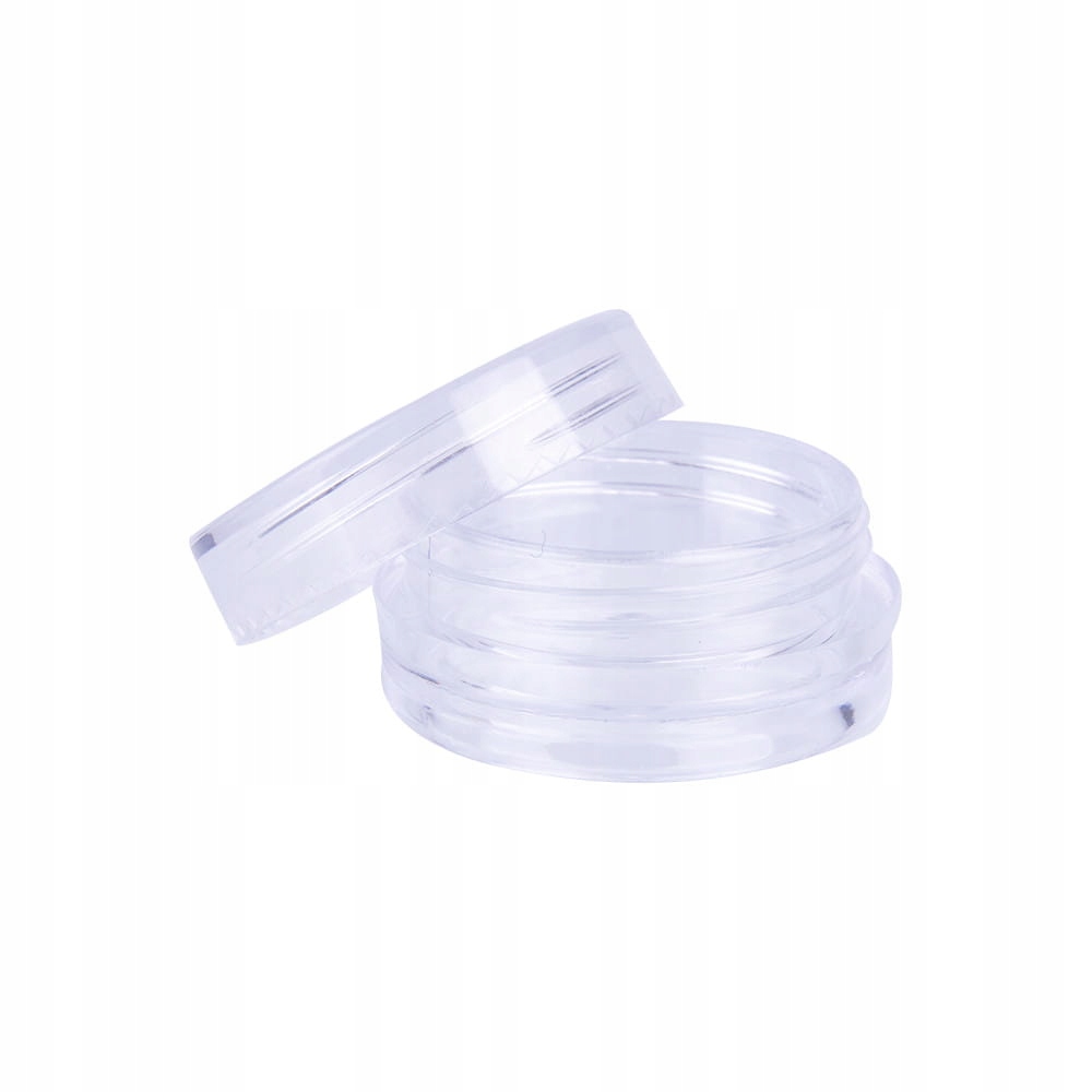 100x Przezroczyste Słoiczki Pojemniczki Na Ozdoby Pyłki Próbki 3ml Stan opakowania oryginalne