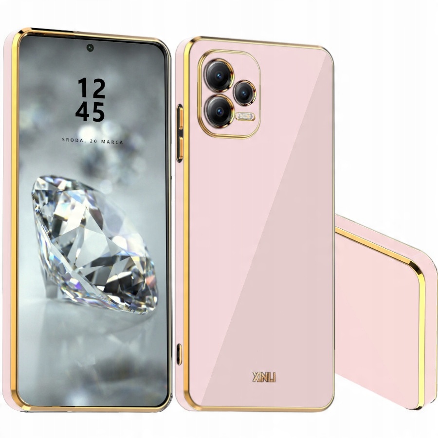 

Etui Glamour Shine Do Poco X5 5G Szkło