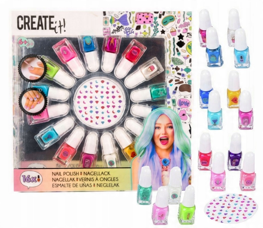 

Create It Lakiery Do Paznokci 16szt zestaw 2