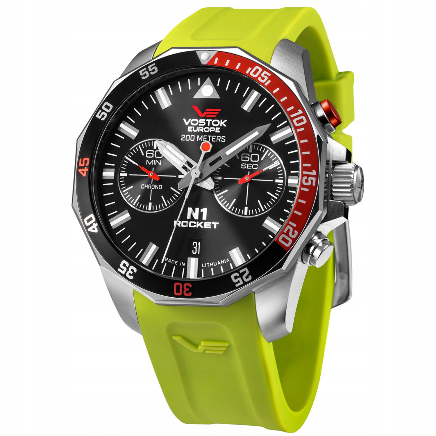 Pánské Hodinky Vostok Europe 6S21-225A707SL zelené