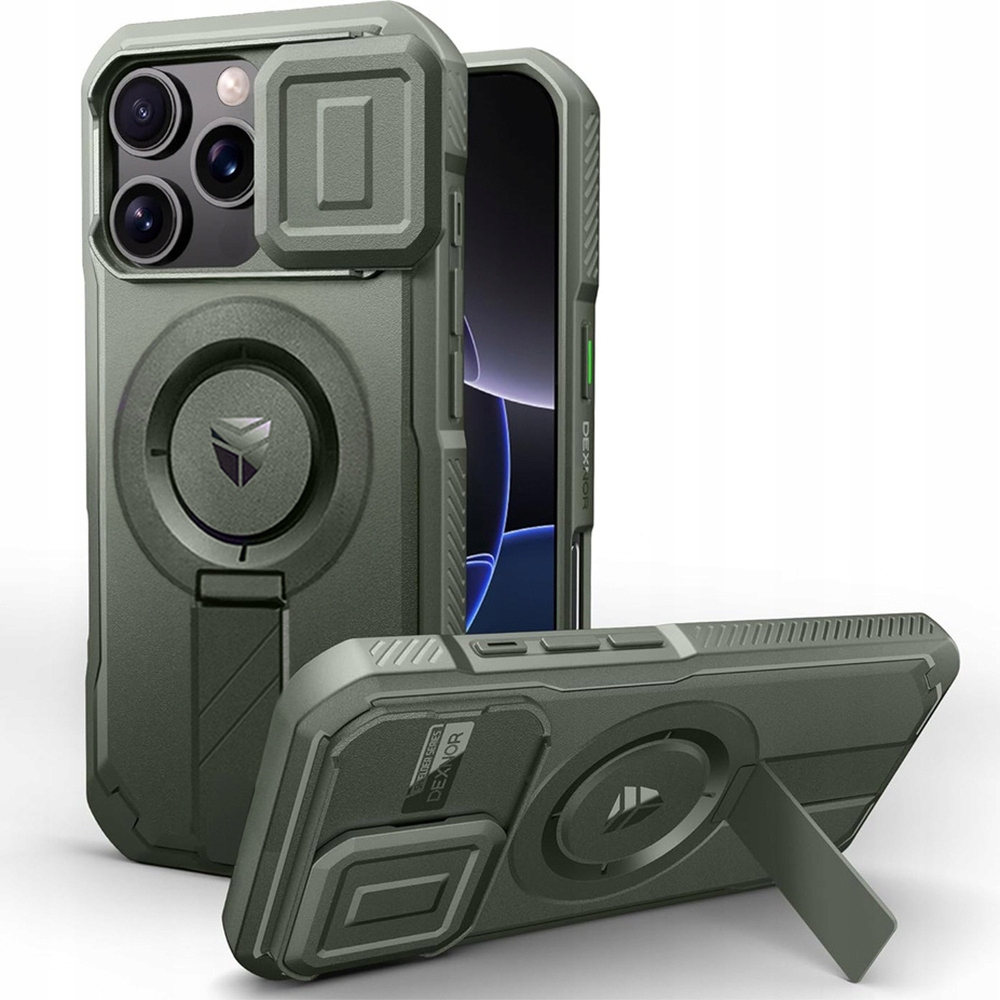 Pouzdro Dexnor Pro Iphone 16 Pro Magsafe Ochrana Fotoaparátu Pancéřová Podložka