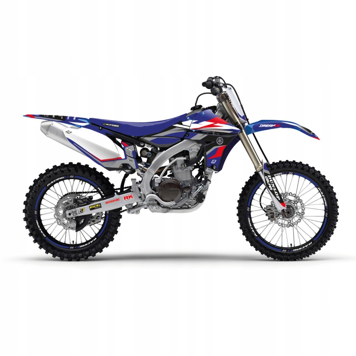 Blackbird Sada Nálepiek (oklein) Yamaha Yz 450F '10-'13 Dream 5 Farba Ni