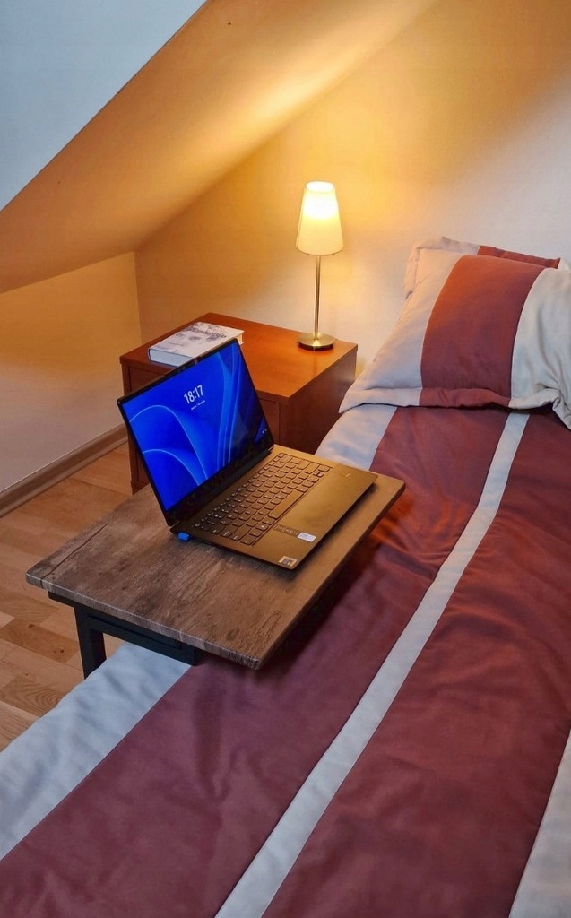 STOLIK SKŁADANY BIURKO KOMPUTEROWE LOFT VINTAGE REGULOWANE Informacje dodatkowe podnoszone rozkładane