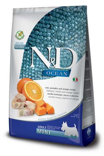 Levně N&d Ocean Dog treska, dýně, pomar Adult mediu 2,5 kg