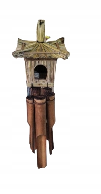

Dzwonki bambusowe 30 cm rurka gong Domek 100 cm