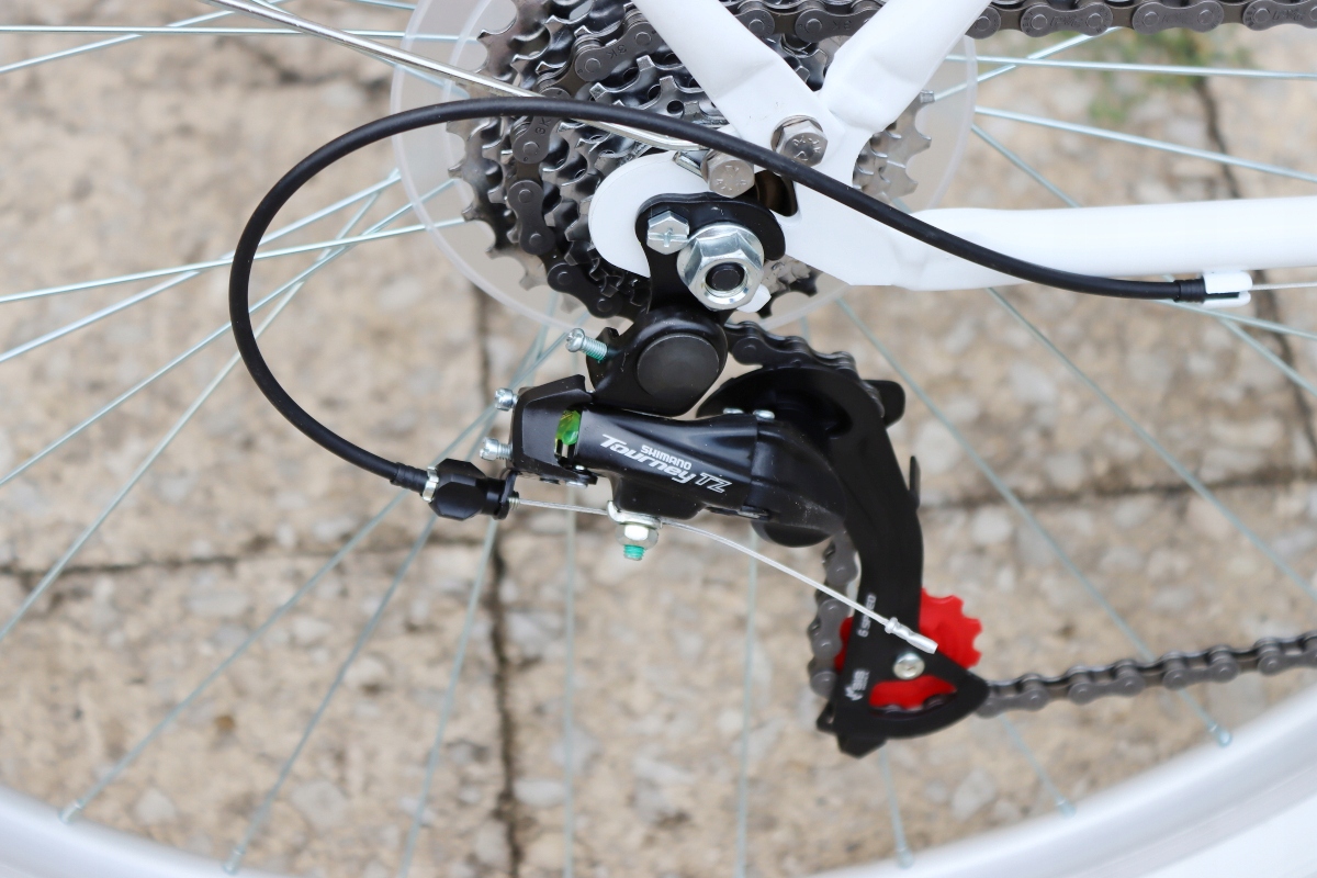 PIĘKNY BIAŁY ROWER DAMSKI 28 MIEJSKI SHIMANO 6 BIEGÓW 28 CALI koła +KOSZ Rozmiar koła (