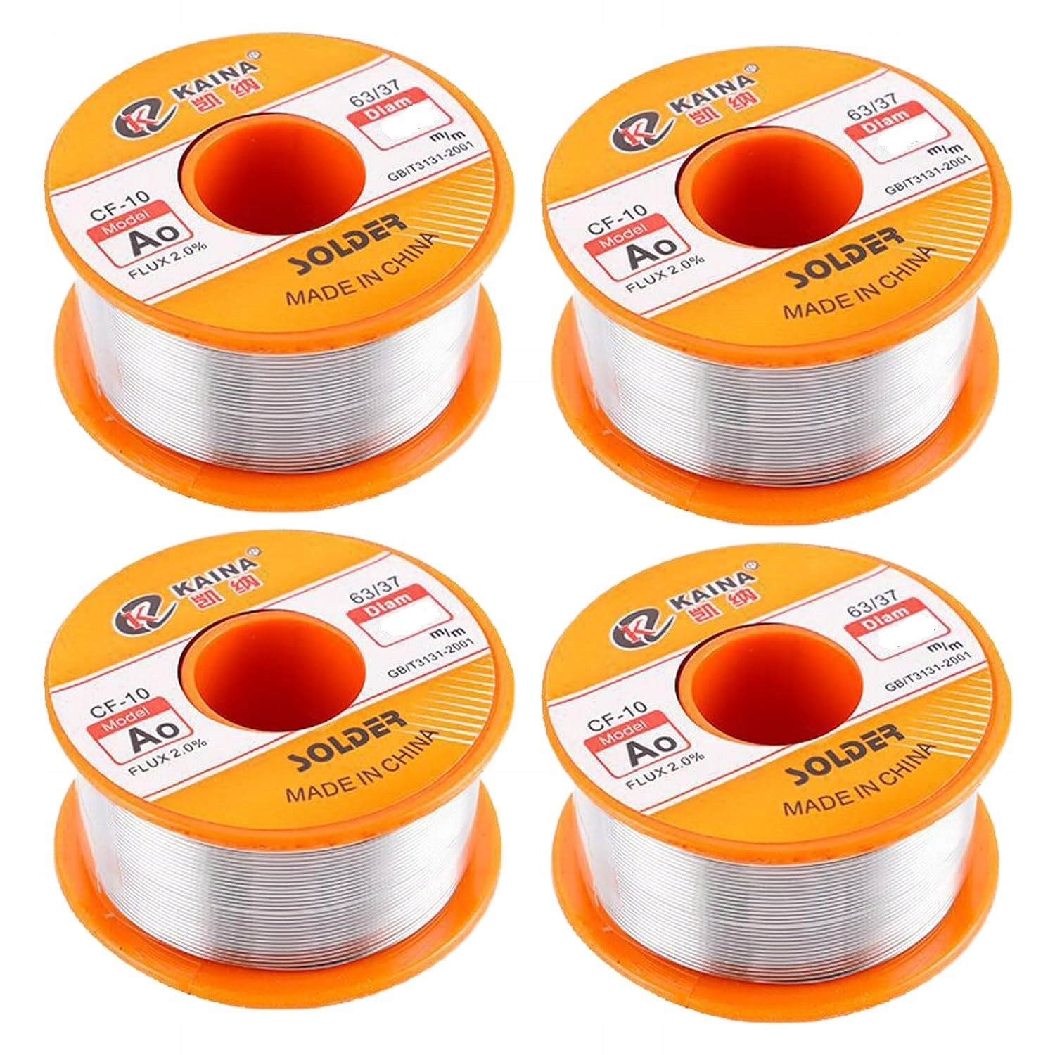 4x 50g Drut Lutowniczy 0.6/0.8/.1.0 Z Rdzeniem Kaina