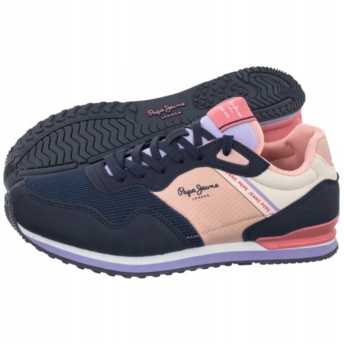 Dámské tenisky Pepe Jeans London Day Navy PGS400016 Tmavě modré