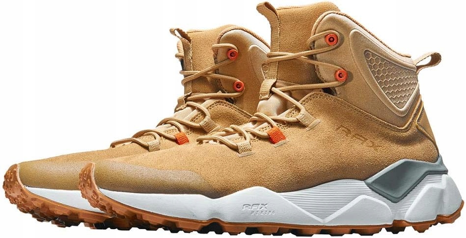 Pánské Kožené Trekové Boty Rax Leopard Velikost 44 Barva Khaki