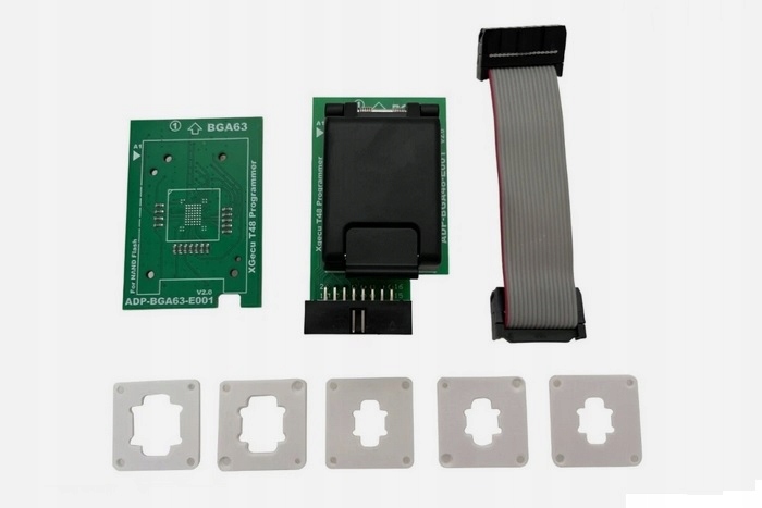 Adaptér BGA48-0.8 Nor BGA63-0.8 Nand Zif V2.0 T48 ADP-BGA63-E001