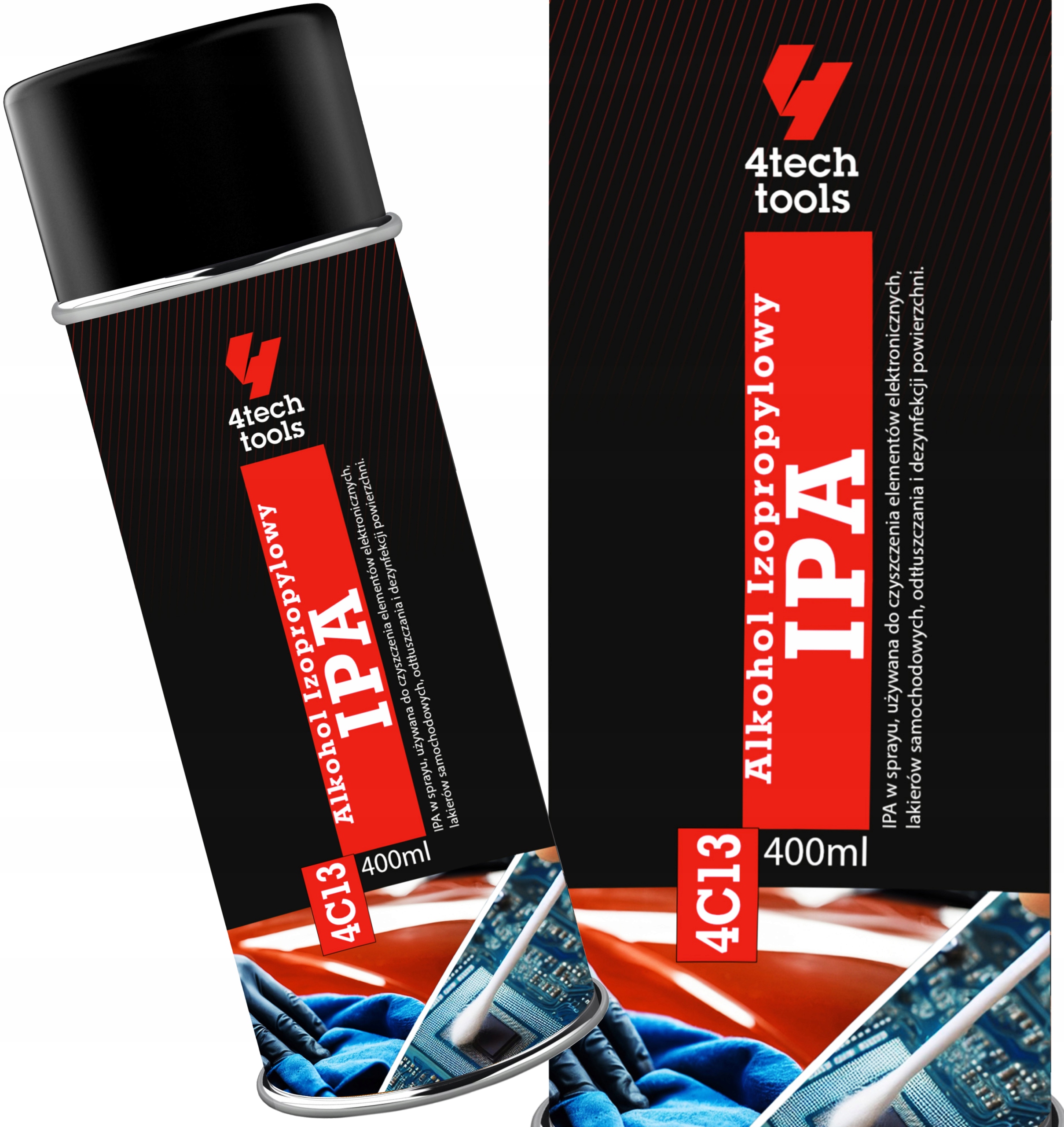4techtools Ipa Alkohol Izopropylowy w sprayu 400ml