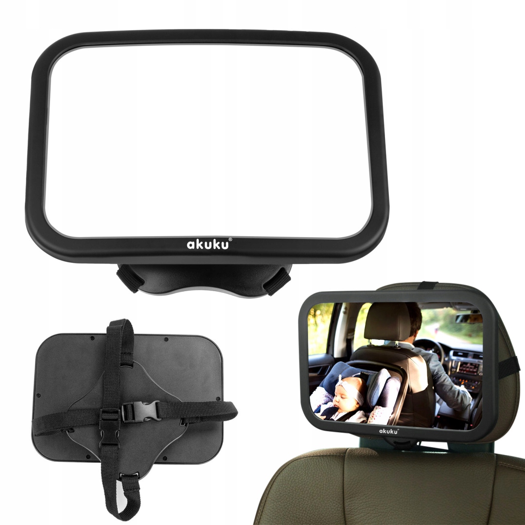 Lusterko do samochodu dla dziecka Akuku do obserwacji regulowane wsteczne