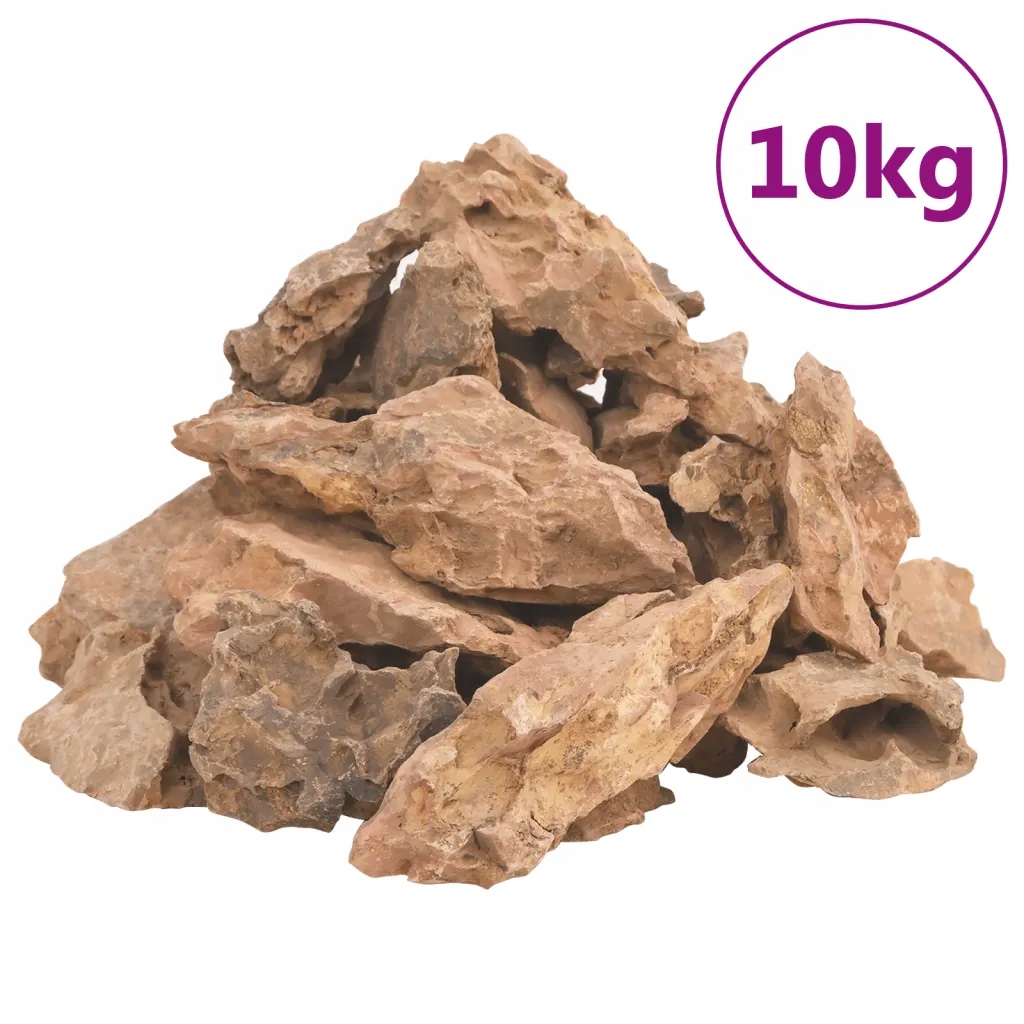 Levně Kameny dragon stone, 10 kg, hnědé, 1-10 cm