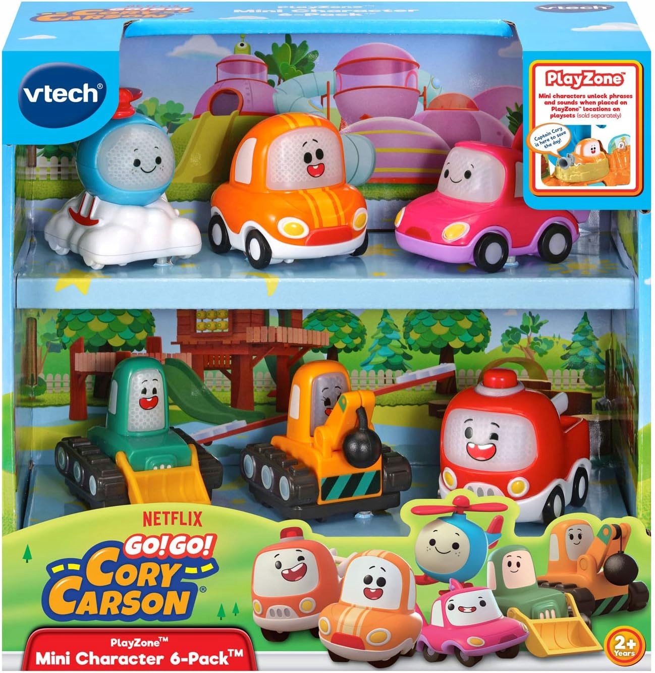 VTech Go! Go! Cory Carson PlayZone Mini Character Zestaw 6 pojazdów
