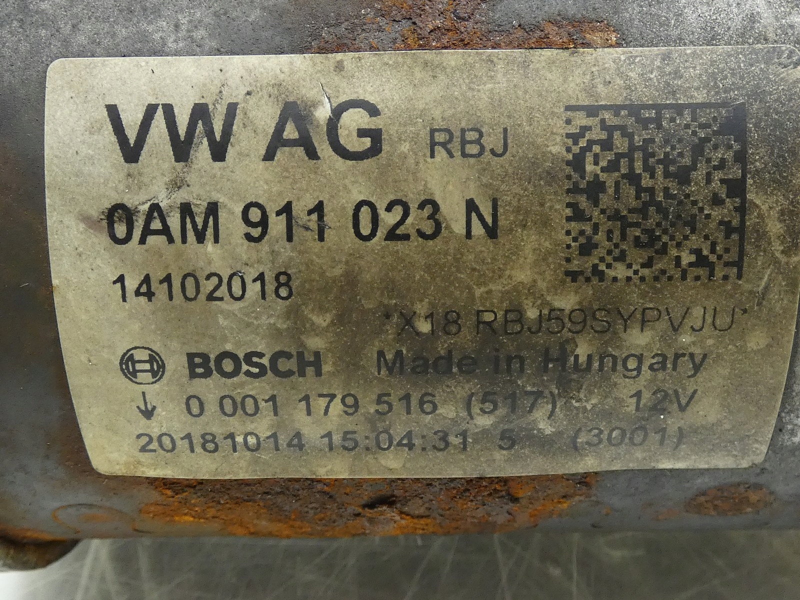 starter STARTER AUDI A3 8V VW GOLF VII 1.4 TSI 0AM911023N
