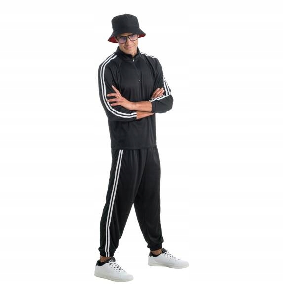 Kostým Teplákovka Dresiarz Černá Bílá Lampas Převlek Karneval L