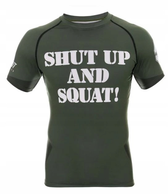 Rashguard Poundout Shut Up And Squat M