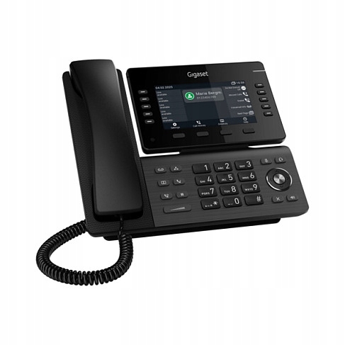 Gigaset P855BW Ip Pro telefon biurkowy Dect 5" Tft czarny