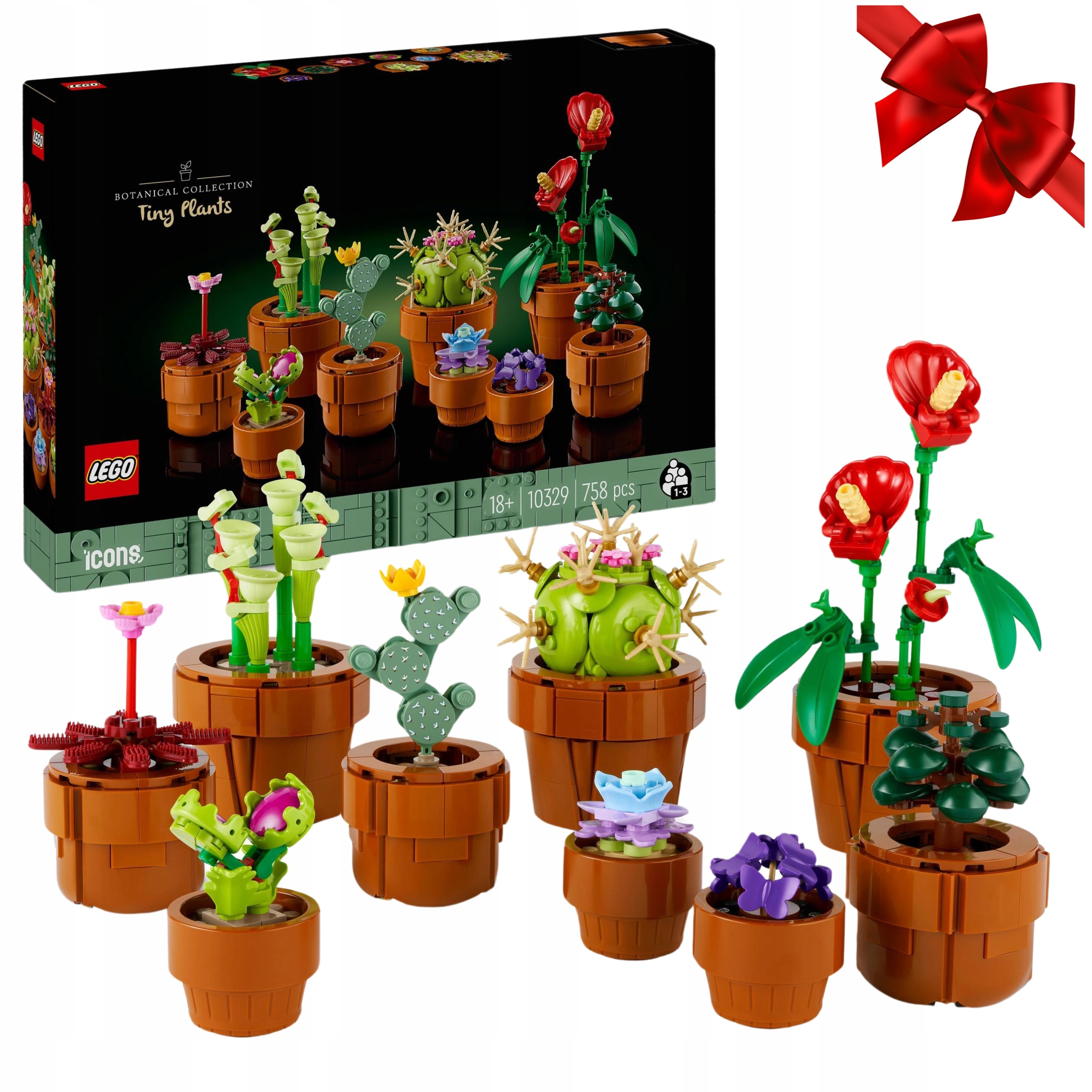 Sada Lego Icons 10329 Malé rostlinky Dárek k svátku dítěte