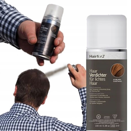 Hairfor2 Vodotěsná mikrovlákna ve spreji Kvalita