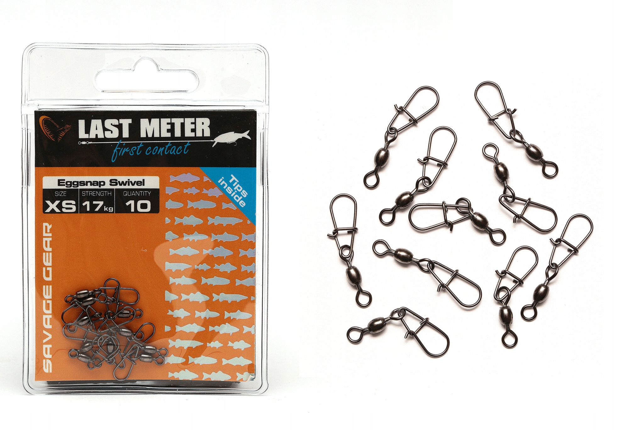KRĘTLIKI Z AGRAFKĄ EGG SAVAGE GEAR XS/17kg