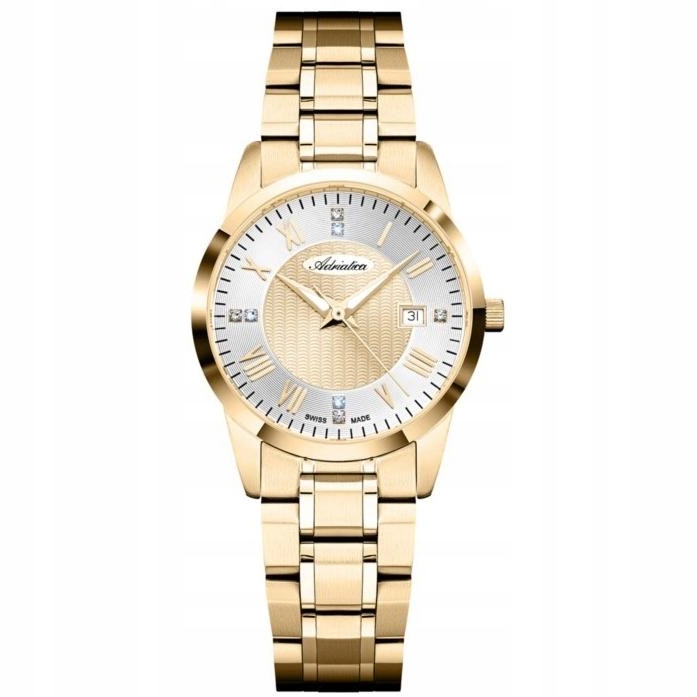 Dámské hodinky Adriatica A3837.1161Q Zirkony zlaté