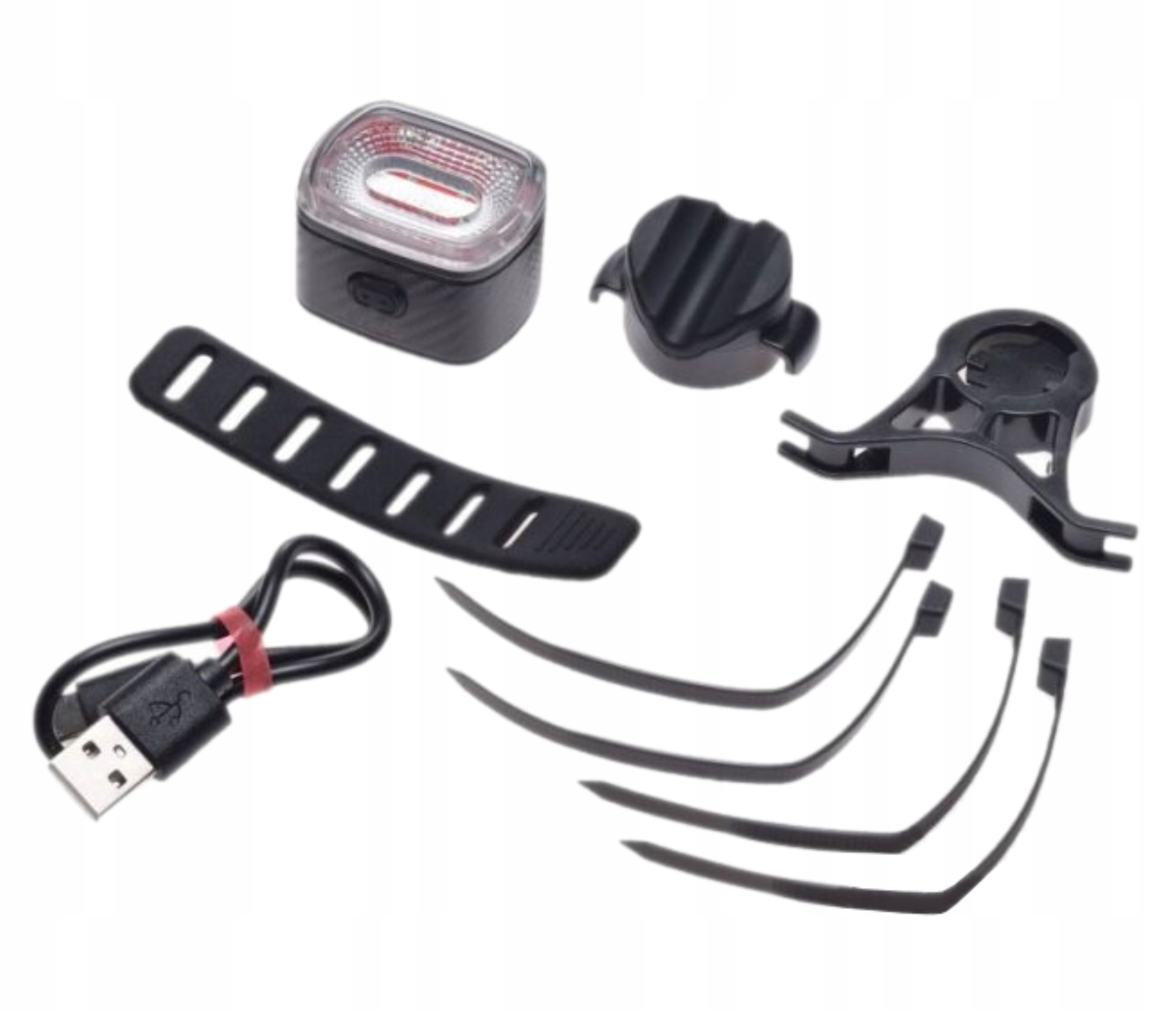 Lampka Rowerowa Tył Podsiodłowa Led Usb IPX6 30 h